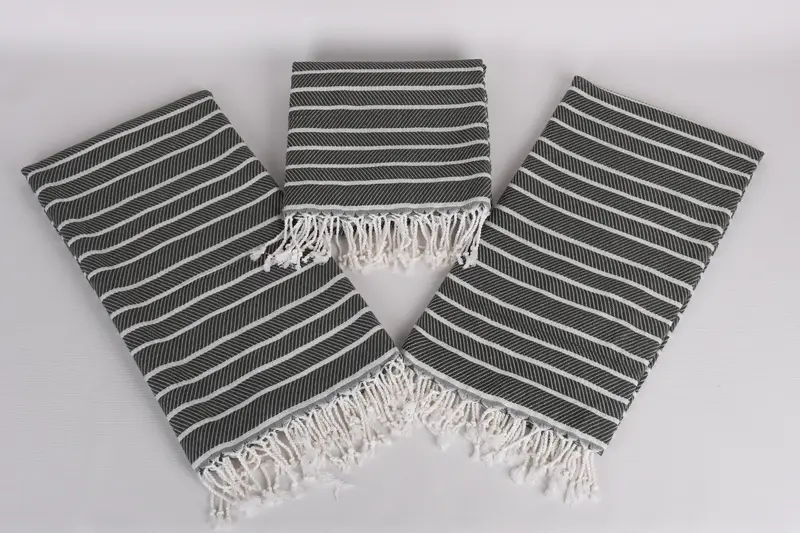 Hammam towel, 70x40 Bamboo Herringbone Towel, Turkish bath towel for spa, Handmade Gift, Custom Turkish Towel, Bachelorette Gifts, Housewarming Gift - 6