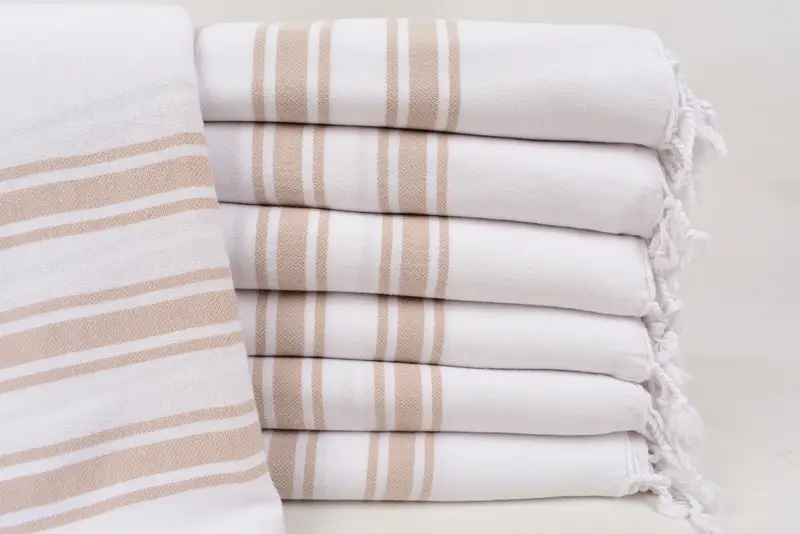 70x40 Baumwollstreifenhandtuch, absorbierendes Handtuch, Brautduschengeschenk, Heimgeschenk, Fouta -Handtuch, gruselige Bachelorette -Party -Gefälligkeiten, Strandthema -Hochzeitsgeschenk