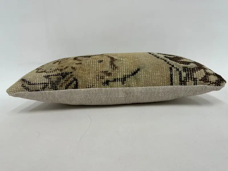 Pillow for Couch, Bolster Throw Cushion Case, Car Cushion Cover, Kilim Pillow, Boho Pillow Sham Cover, 10x20 Beige Pillow Cover, Cushion - 5