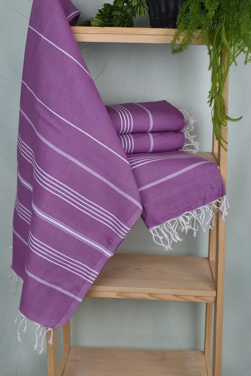 Memorial Gift, Turkish Beach Towel Personalized, Summer Gift, 70x40 Cotton Striped Towel, Holiday Towel, Custom Beach Towel, Bridesmaid Gift Towel - 6