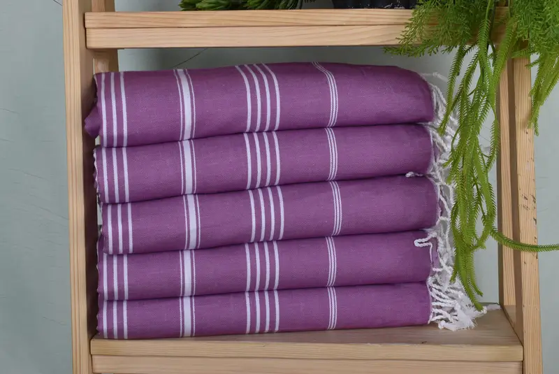 Memorial Gift, Turkish Beach Towel Personalized, Summer Gift, 70x40 Cotton Striped Towel, Holiday Towel, Custom Beach Towel, Bridesmaid Gift Towel - 1