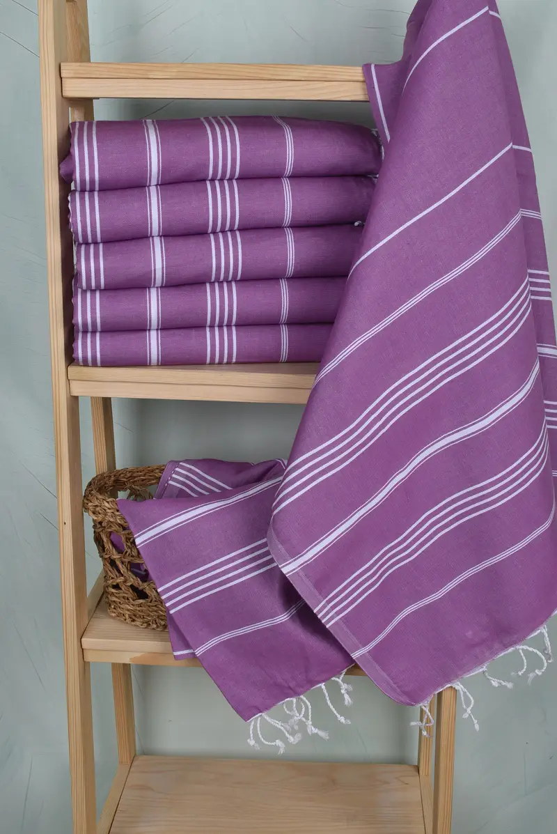 Memorial Gift, Turkish Beach Towel Personalized, Summer Gift, 70x40 Cotton Striped Towel, Holiday Towel, Custom Beach Towel, Bridesmaid Gift Towel - 3