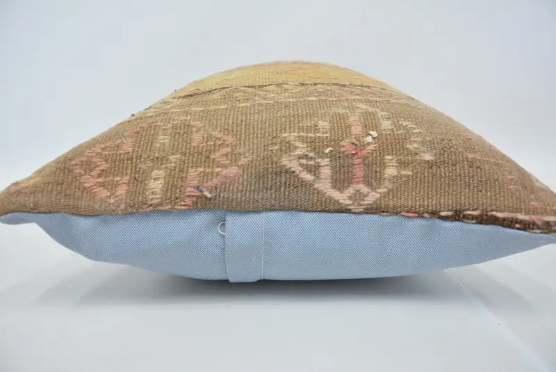 Pillow, Gift Pillow, Vintage Pillow, Art Deco Pillow Sham, Decorative Bolster Pillow Case, Boho Pillow Sham Cover, 16x24 Red Pillow Sham - 5