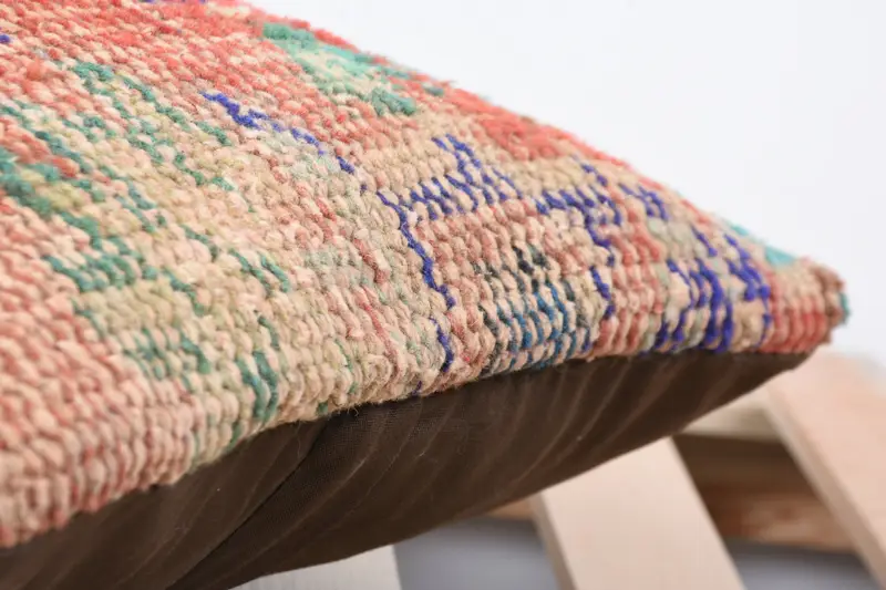 Cushion Cover, Gift Pillow, Custom Cushion Cover, Interior Designer Pillow, 12x20 Red Pillow Cover, Turkish Kilim Pillow, Cozy Throw Pillow Cover - 7