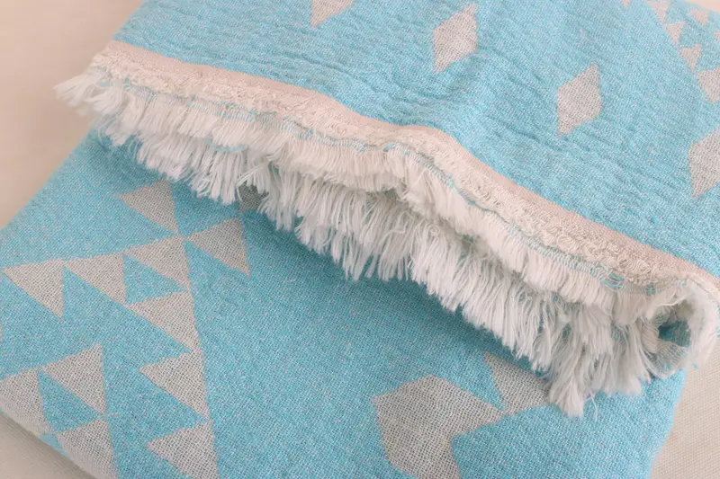 Gift For Mom, Bachelorette Beach Towel, Gifts For Him, Summer Gift, Sand-free towel, Beach Towel Bulk, 70x40 Cotton Dolphin Patterned Towel - 6