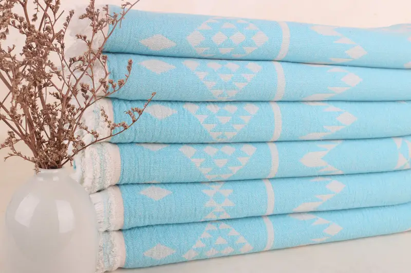 Gift For Mom, Bachelorette Beach Towel, Gifts For Him, Summer Gift, Sand-free towel, Beach Towel Bulk, 70x40 Cotton Dolphin Patterned Towel - 3