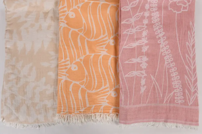 Housewarming Gift, Spa Gift, Halloween Blanket, Bridesmaid Gifts, Turkish Blanket Queen, Bridal Shower Gift, 80x60 Cotton Set of 5 Towel - 8