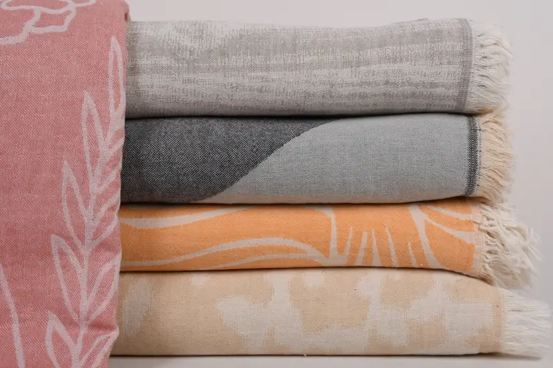 Housewarming Gift, Spa Gift, Halloween Blanket, Bridesmaid Gifts, Turkish Blanket Queen, Bridal Shower Gift, 80x60 Cotton Set of 5 Towel - 1