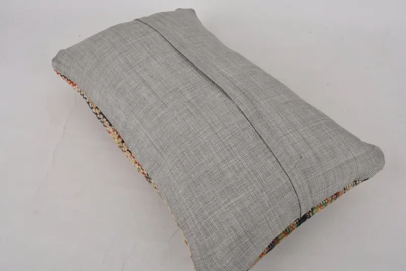 Pillow Sham, 12x20 Blue Cushion Case, Boho Throw Pillow Cover, Home Decor Pillow, Ethnic Throw Pillow Sham, Pillow for Sofa, Turkish Kilim Pillow - 7