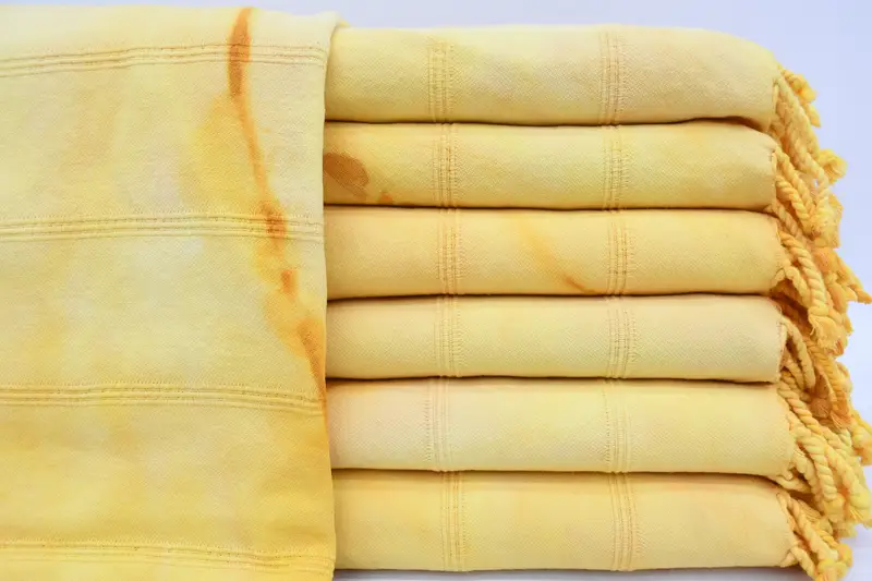 Sand-Resistant Peshtemal, Bath towel, Bachelor Gift, Turkish hand towel, 64x38 Cotton Tie Dye Stonewashed Towel, Personalized Bridesmaid Gift - 1