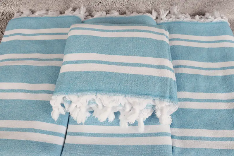 Wedding Favors, Cotton towel, Monogram Turkish Bath Towel, Valentines Day Gift Idea, Monogram Beach Towel, 68x36 Cotton Striped Terry Towel - 4