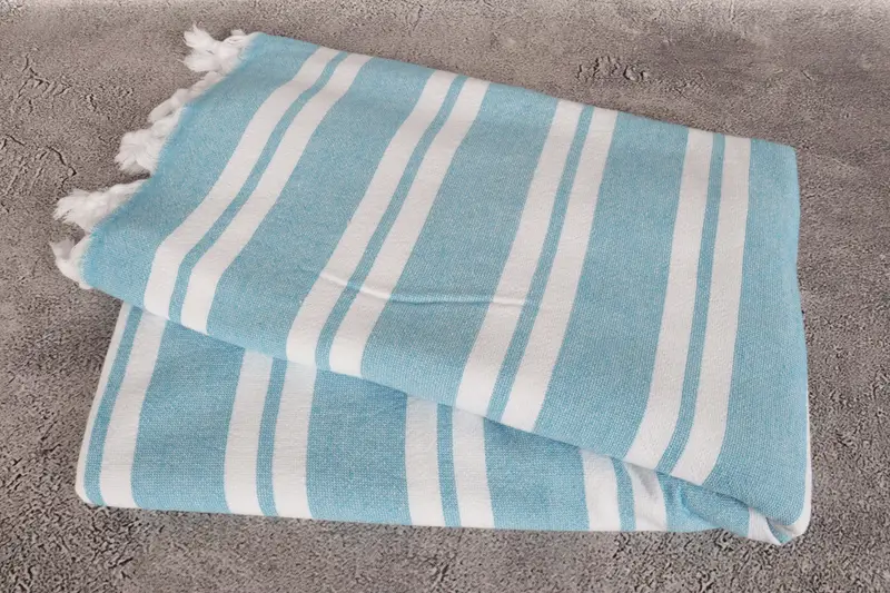 Wedding Favors, Cotton towel, Monogram Turkish Bath Towel, Valentines Day Gift Idea, Monogram Beach Towel, 68x36 Cotton Striped Terry Towel - 6