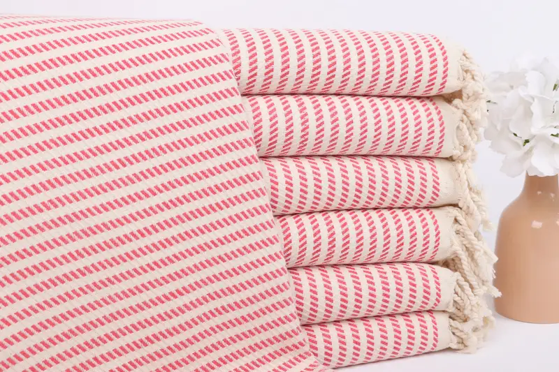 70x40 Cotton Polka Dot Towel, Bridal Shower Gift, Thin towel, Baby Boy Gift, Turkish bath towel, Organic Cotton Towel, Turkish Beach Towel Monogram - 1