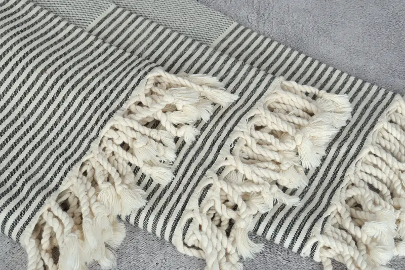 Travel towel, Beach Towel Monogram, Peshtemal Towel USA, 70x36 Cotton Striped Towel, Custom Gifts, Peshtemal Towel, Bachelorette Party Decorations - 5
