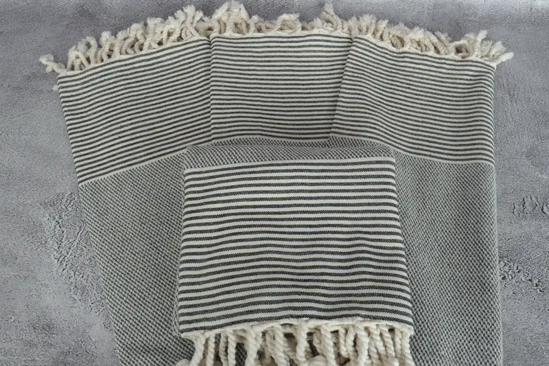 Travel towel, Beach Towel Monogram, Peshtemal Towel USA, 70x36 Cotton Striped Towel, Custom Gifts, Peshtemal Towel, Bachelorette Party Decorations - 4