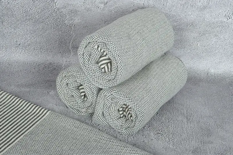 Travel towel, Beach Towel Monogram, Peshtemal Towel USA, 70x36 Cotton Striped Towel, Custom Gifts, Peshtemal Towel, Bachelorette Party Decorations - 8