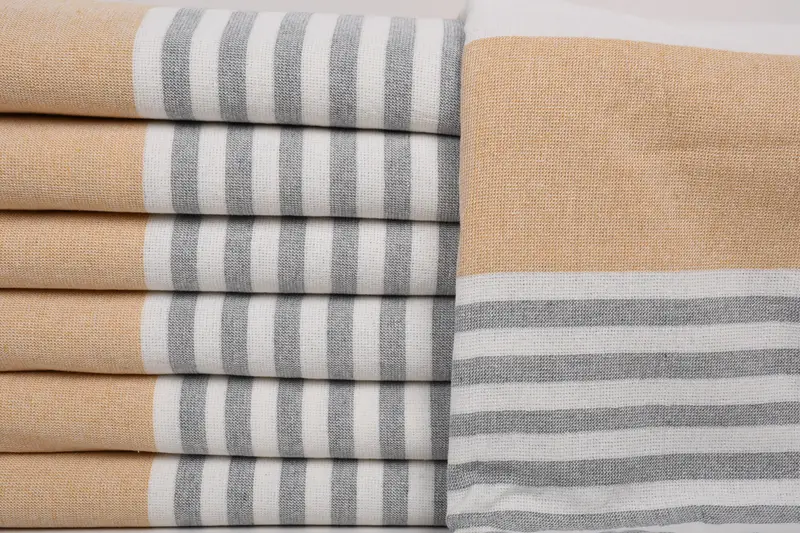 Organic Cotton Towel, Wedding Gifts Towel, Bachelorette Party Favors, Bachelorette Party Favor, Sand-free towel, 68x36 Cotton Striped Terry Towel - 1