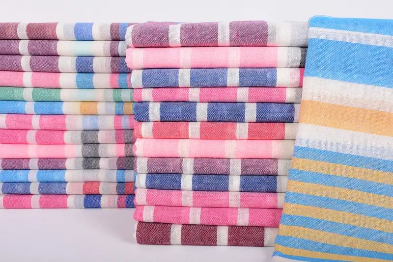 Decorative Towel, Yoga Towel, Summer Gift, 68x40 Cotton Striped Towel, Quick-dry towel, Beach Towel Bulk, Bridesmaid Proposal Gift, Summer Towel