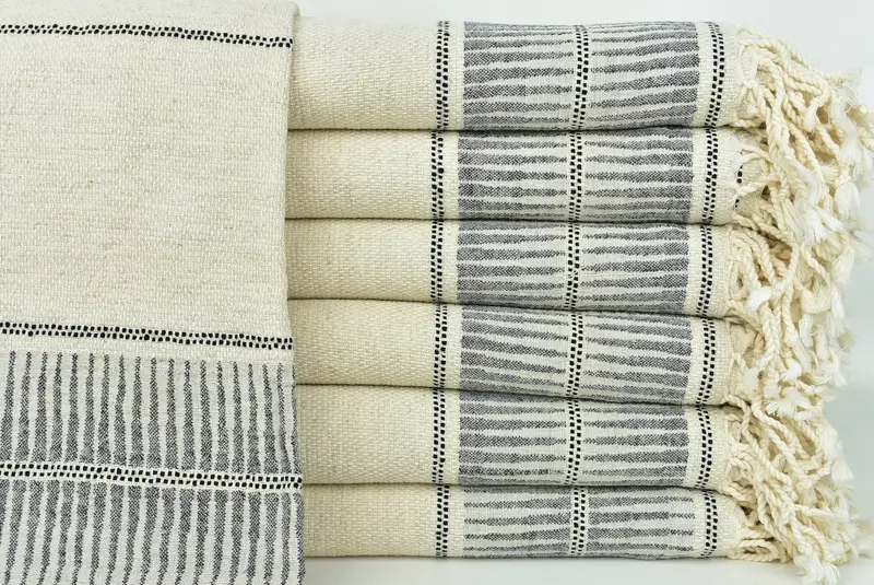 Girls Weekend Favors, Personalized Turkish Towel, Custom Wedding Gifts, Absorbent Turkish towel, 70x40 Linen Striped Towel, Merry Christmas Gifts - 1