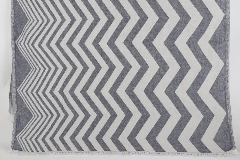 Throw Blanket Custom Wedding Gift Navy Cotton Towel 40x71 Inches