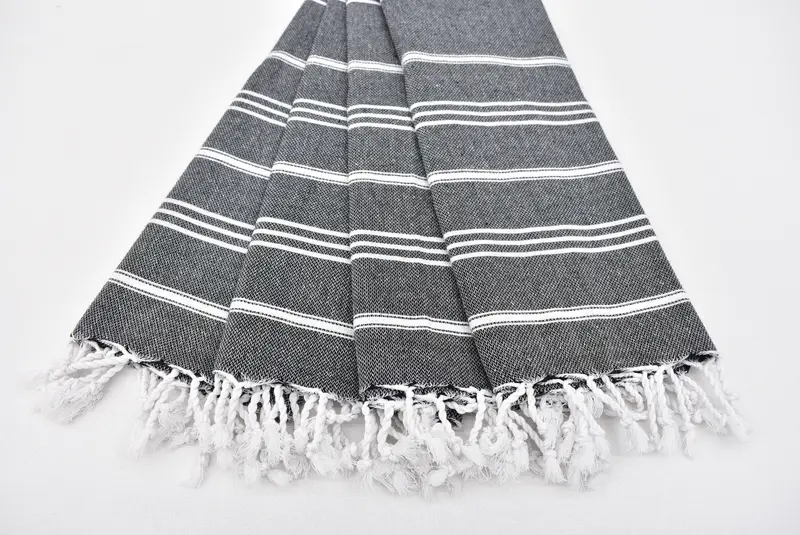 Kleine Badetücher, Brautduschenbevorzugungen, 40x24 Baumwollstreifenhandtuch, türkisches Handtuch, Brautjungfernhandtuch, Wohnkulturgeschenke, türkisches Geschirrtuch - 4