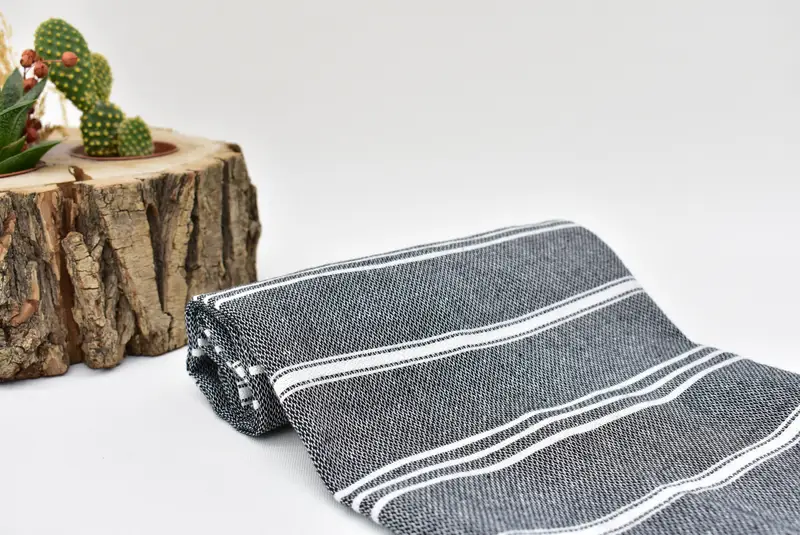Kleine Badetücher, Brautduschenbevorzugungen, 40x24 Baumwollstreifenhandtuch, türkisches Handtuch, Brautjungfernhandtuch, Wohnkulturgeschenke, türkisches Geschirrtuch - 7