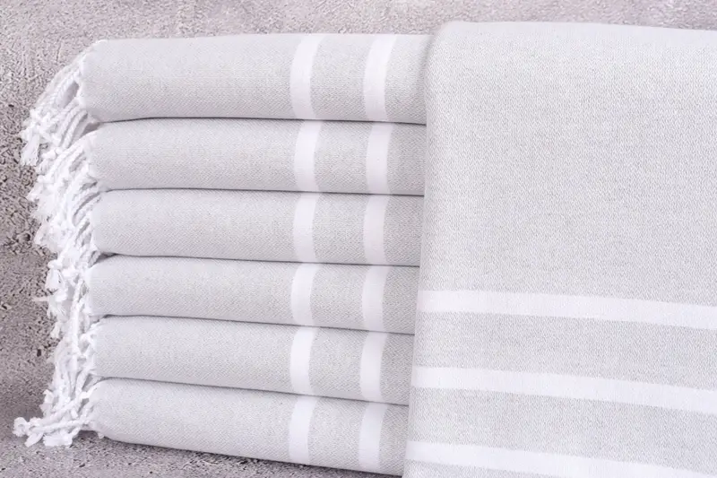 70x40 Cotton Striped Towel, Bachelorette Party Gifts Bridesmaids, Personalised Gift, Lightweight towel, Turkish Beach Towel Monogram, Soft towel - 1