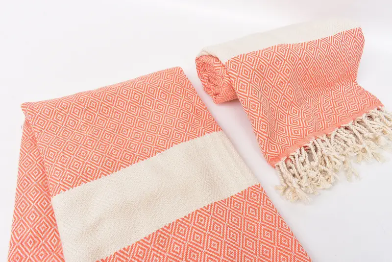 Home Decor Gifts, Turkish Beach Towel Monogram, Organic Cotton Towel, Gift For Bride, Bridal Shower Favors, Gift For Him, 70x40 Cotton Diamond Towel - 7