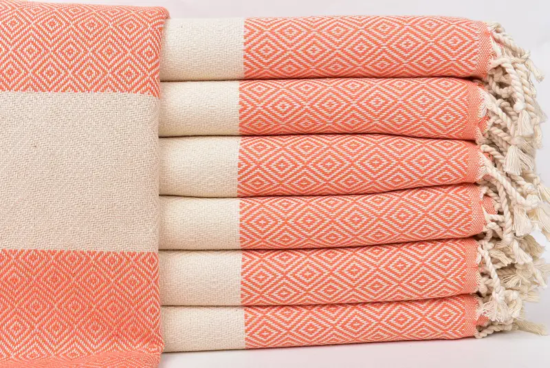 Home Decor Gifts, Turkish Beach Towel Monogram, Organic Cotton Towel, Gift For Bride, Bridal Shower Favors, Gift For Him, 70x40 Cotton Diamond Towel - 1