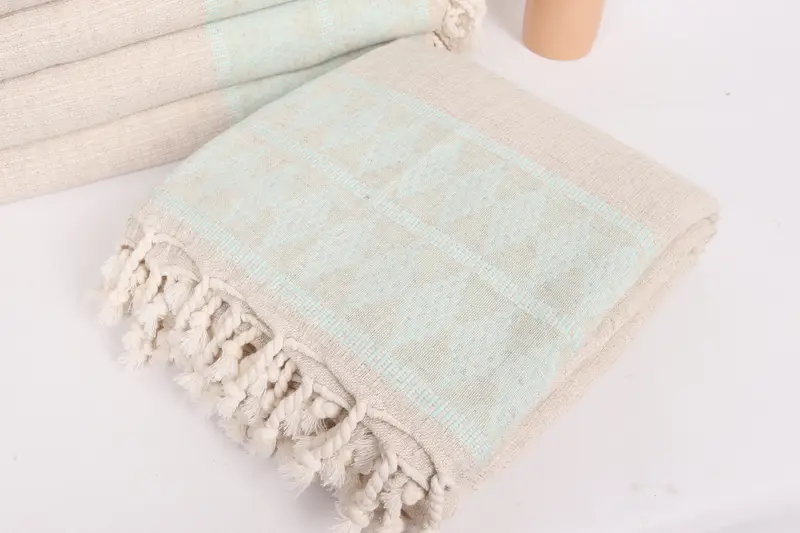 Bridesmaid Gifts, Bachelorette Party Items, Decorative Blanket, 100x88 Linen Kilim Design Towel, Wedding Favors, Valentines Day Gift For Him - 5