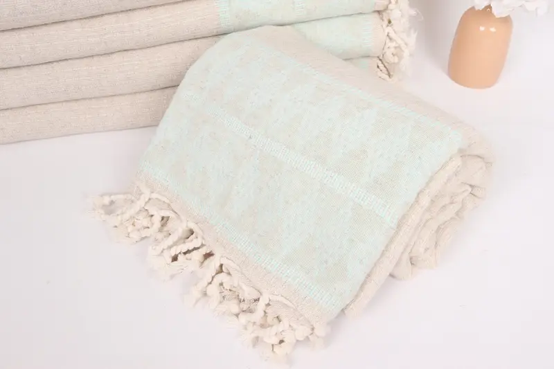 Bridesmaid Gifts, Bachelorette Party Items, Decorative Blanket, 100x88 Linen Kilim Design Towel, Wedding Favors, Valentines Day Gift For Him - 4