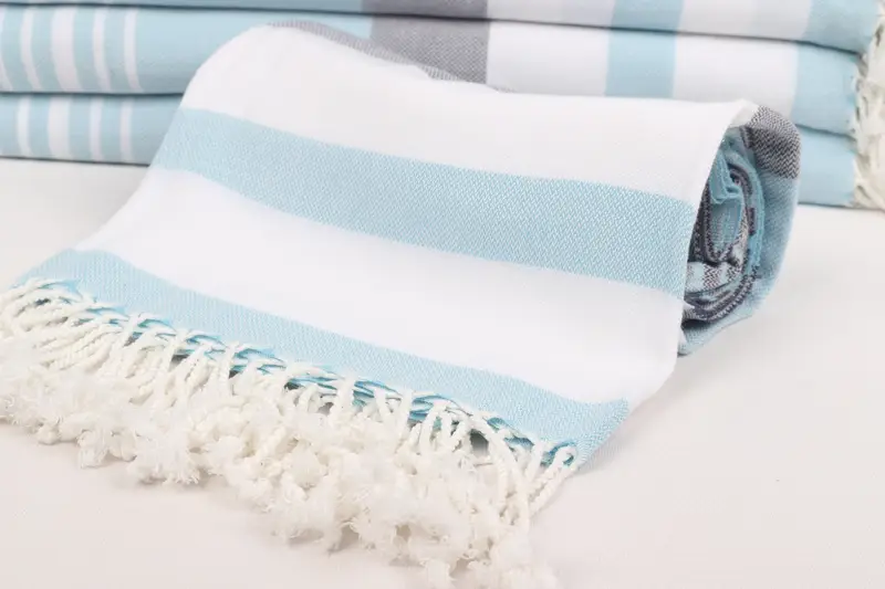 Bridal Shower Favors, 70x40 Cotton Striped Towel, Personalized Turkish Towel, Fouta towel, Custom Wedding Gift From Bridesmaid, Wedding Gift Ideas - 4