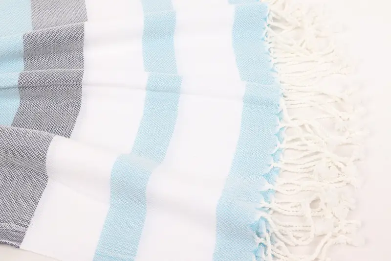 Bridal Shower Favors, 70x40 Cotton Striped Towel, Personalized Turkish Towel, Fouta towel, Custom Wedding Gift From Bridesmaid, Wedding Gift Ideas - 8
