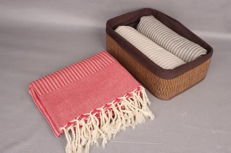 Wedding Gift, Oversized lightweight Turkish bath towel USA, Gift For Him, 68x38 Linen Striped Towel, Spa Gift, Turkish beach towel, Organic Towel - 7