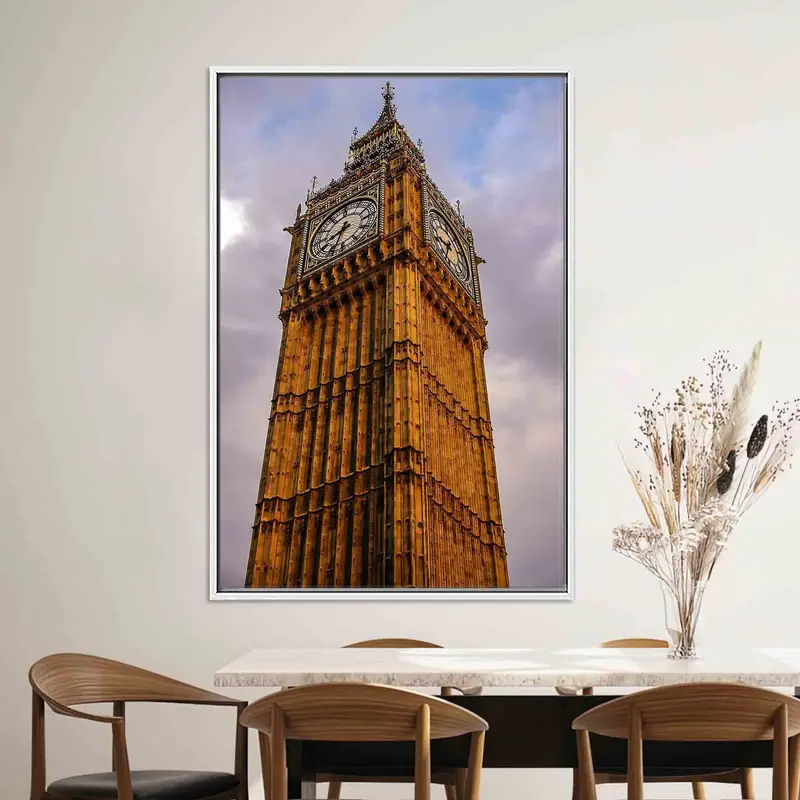 エレガントなビッグ ベン キャンバス: ロンドンの街並みをプリントしたキャンバス アート