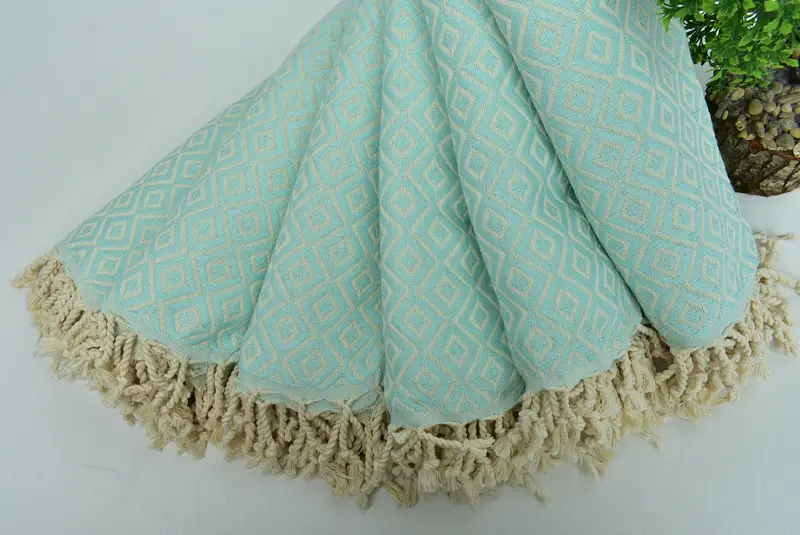 Quick-dry towel, Gift Boxes Towel, Embroidery Towel, Custom Wedding Towel, Hammam Towel USA, 70x40 Cotton Diamond Towel, Hammam towel, Summer Gift - 4