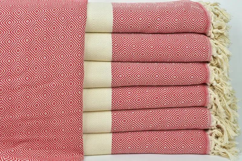 Housewarming Gift, Beach Bachelorette Party Decorations, Bachelorette Gifts, Bachelorette Party Favor, Woven Blanket, 96x80 Cotton Diamond Towel - 1