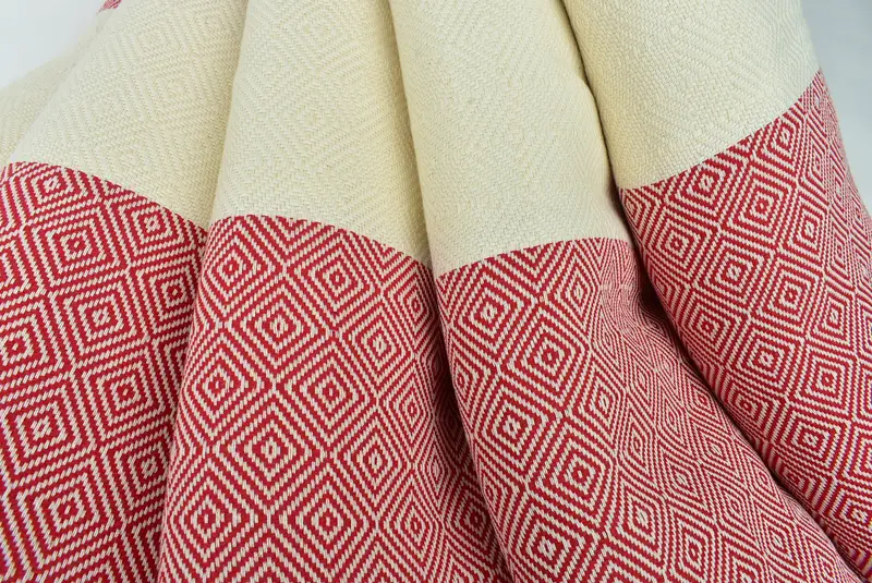 Housewarming Gift, Beach Bachelorette Party Decorations, Bachelorette Gifts, Bachelorette Party Favor, Woven Blanket, 96x80 Cotton Diamond Towel - 5