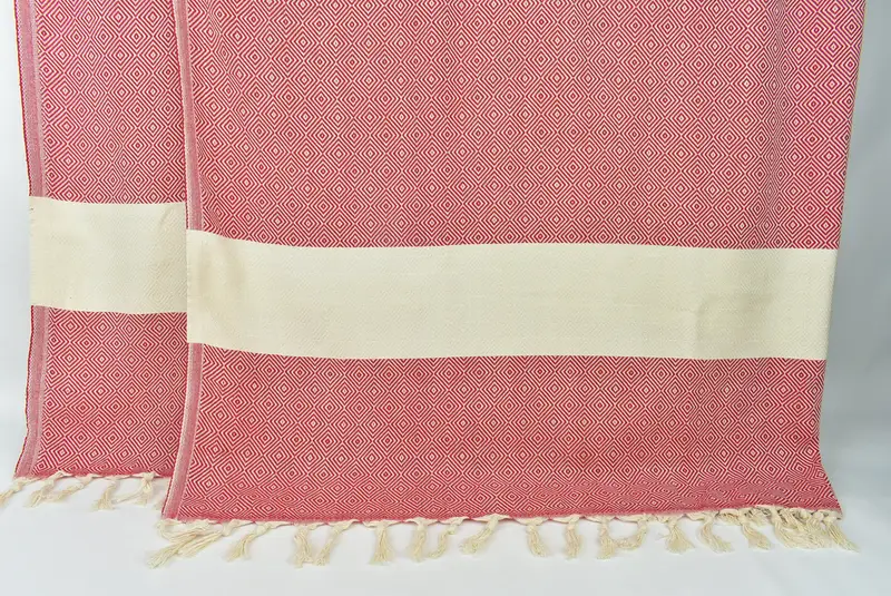 Housewarming Gift, Beach Bachelorette Party Decorations, Bachelorette Gifts, Bachelorette Party Favor, Woven Blanket, 96x80 Cotton Diamond Towel - 7