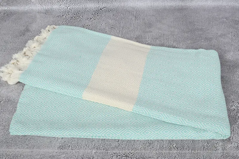 70x40 Cotton Diamond Towel, Extra large Turkish bath towel, Home Decor Gifts, Pool Towels, Wedding Gift, Towel With Name, Custom Gift, Memorial Gift - 6