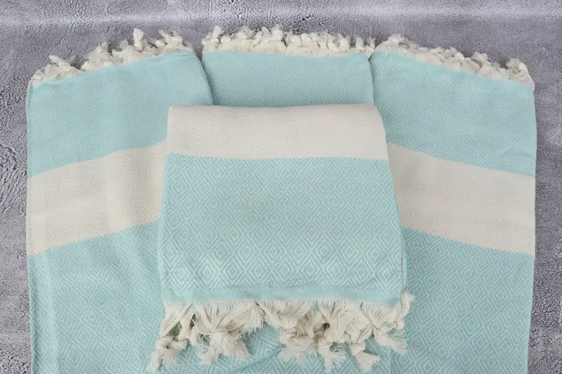 70x40 Cotton Diamond Towel, Extra large Turkish bath towel, Home Decor Gifts, Pool Towels, Wedding Gift, Towel With Name, Custom Gift, Memorial Gift - 4