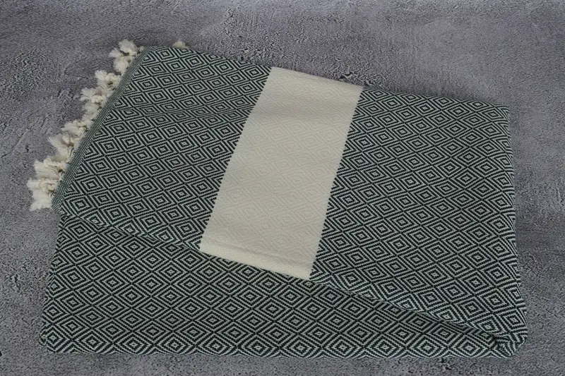 Customized Turkish Towel, Bridesmaid Gifts, Bachelor Party Gifts, Custom Wedding Gift, Travel Towel, Absorbent towel, 70x40 Cotton Diamond Towel - 6