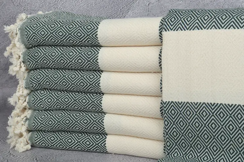 Customized Turkish Towel, Bridesmaid Gifts, Bachelor Party Gifts, Custom Wedding Gift, Travel Towel, Absorbent towel, 70x40 Cotton Diamond Towel - 1