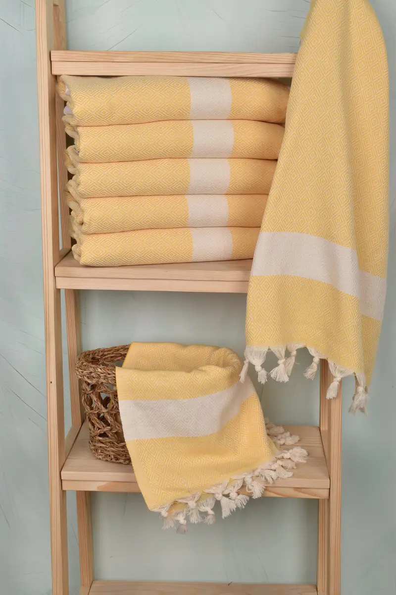 Personalized Gift, Girl Trip Party Favor, Monogram Turkish Bath Towel, Home Gift, 36x20 Cotton Diamond Towel, Monogrammed Hand Towel, Wedding Favors - 3