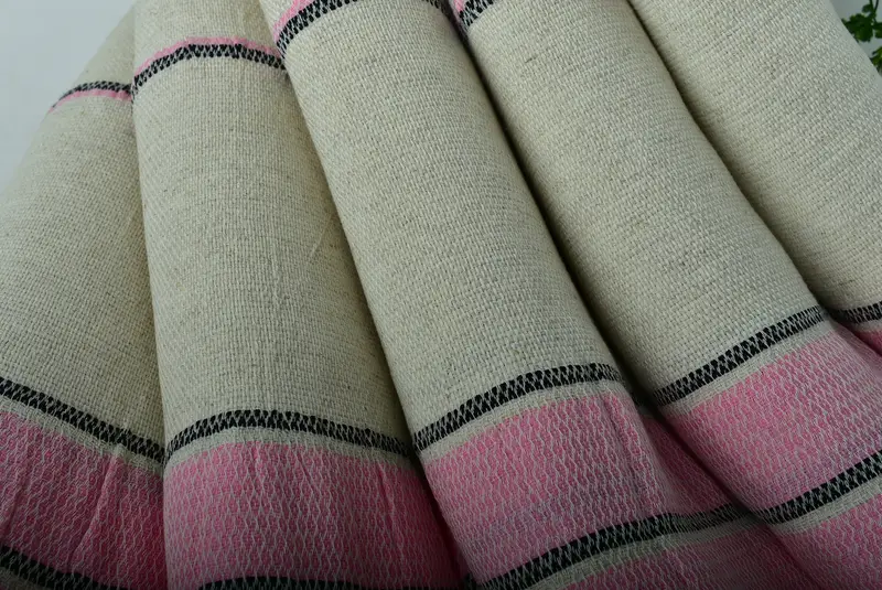 Peshtemal, Bachelorette Hediyeleri, Türk Banyo Havlusu, saçaklı Türk Peshtemal Plaj Havlusu ABD, 70x36 Keten Çizgili Havlu, Türk Havlu ABD - 5