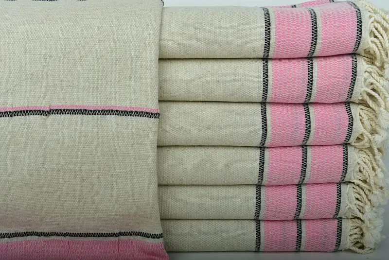 Peshtemal, Bachelorette Hediyeleri, Türk Banyo Havlusu, saçaklı Türk Peshtemal Plaj Havlusu ABD, 70x36 Keten Çizgili Havlu, Türk Havlu ABD - 1