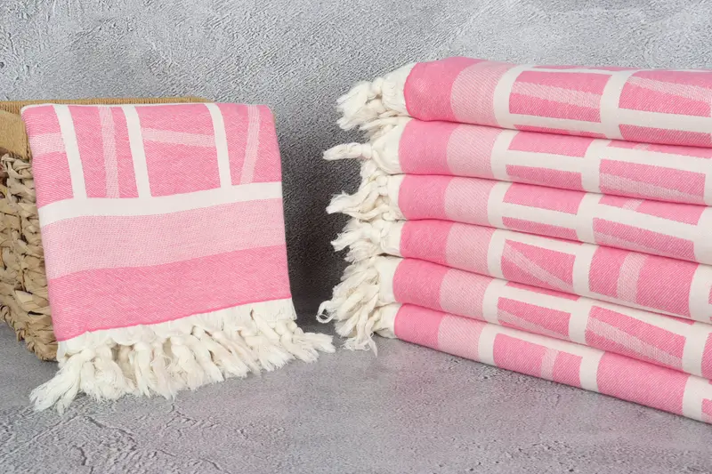 70x34 Cotton Patterned Towel, Gift For Coworker, Organic towel, Monogram Beach Towel, Personalized Gifts, Oversized Beach Towel, Travel Towel - 4