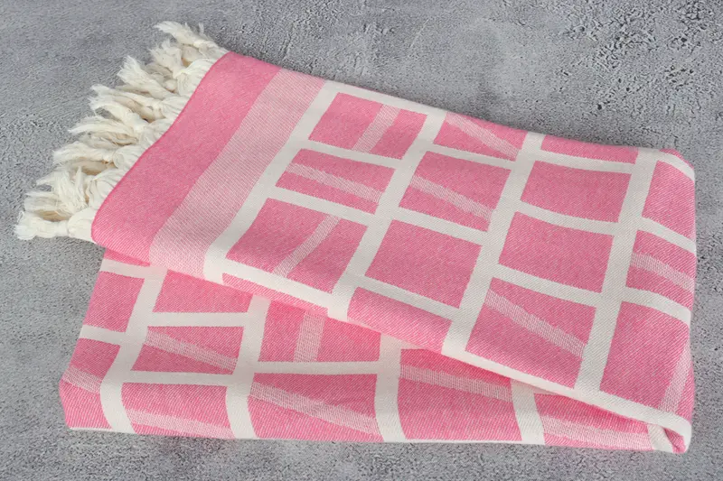 70x34 Cotton Patterned Towel, Gift For Coworker, Organic towel, Monogram Beach Towel, Personalized Gifts, Oversized Beach Towel, Travel Towel - 7