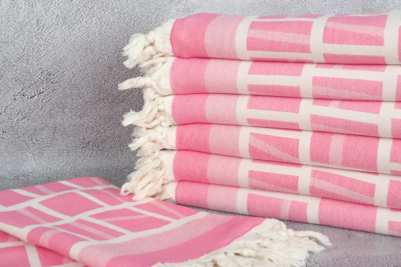 70x34 Cotton Patterned Towel, Gift For Coworker, Organic towel, Monogram Beach Towel, Personalized Gifts, Oversized Beach Towel, Travel Towel - 3