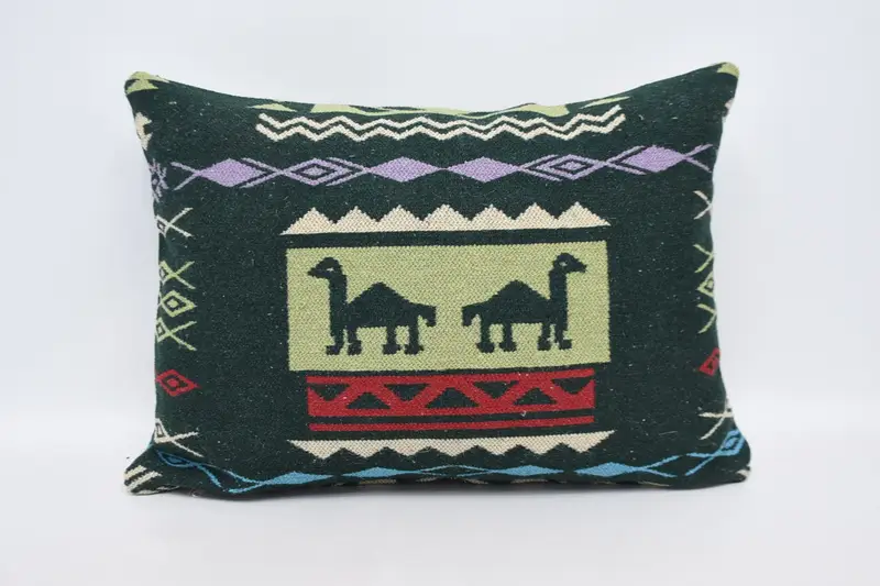 Cushion Cover, 20x28 Brown Cushion Case, Boho Pillow Sham Cover, Kilim Cushion Sham, Decorative Throw Pillow Sham, Gift Pillow, Farmhouse Pillow - 6
